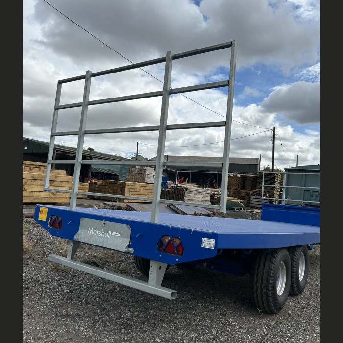 New 26ft 10T Blue Marshall bale trailer  2