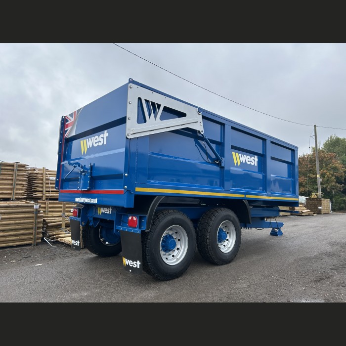 New Harry West 14ft Grain Trailer 1
